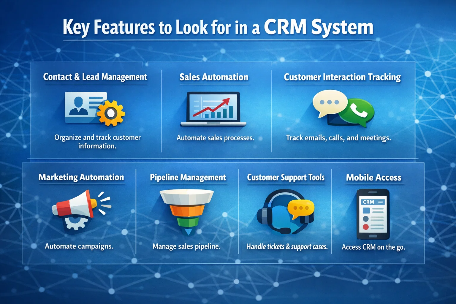 Key Features to Look for in a CRM System Thumbnail